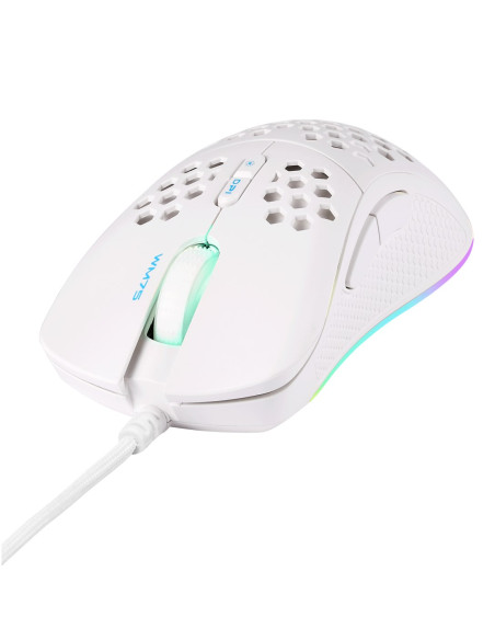 Deltaco Gaming Gam-108-W Myszka Dla Praworęcznych Usb Typu-A Optyczny 6400 Dpi
