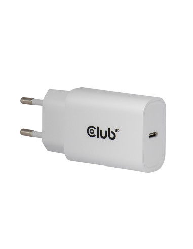 Club3D Cac-3020 Ładowarka Do Urządzeń Przenośnych Smartfon, Uniwersalne Biały Prąd Przemienny Szybkie Ładowanie Wewnętrzna