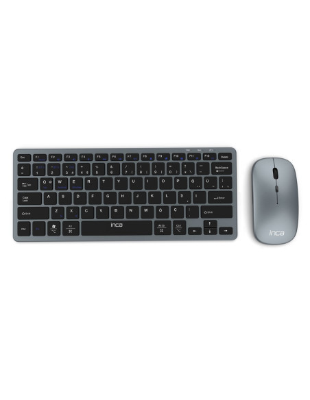 Inca Ibk-572Bt Klawiatura Dołączona Myszka Rf Wireless + Bluetooth Czarny