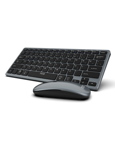 Inca Ibk-572Bt Klawiatura Dołączona Myszka Rf Wireless + Bluetooth Czarny