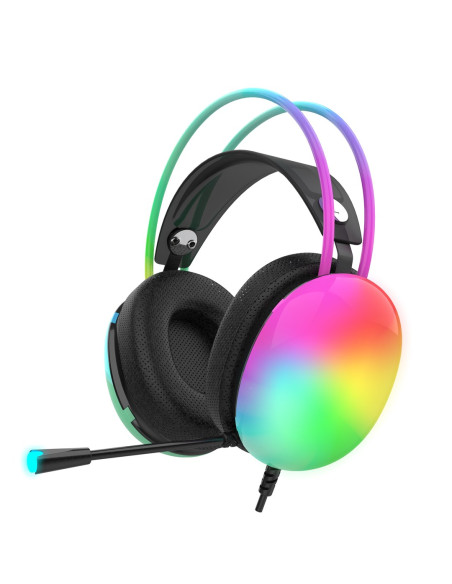 Inca Igk-X8S Słuchawki/Zestaw Słuchawkowy Przewodowa Opaska Na Głowę Gaming Czarny