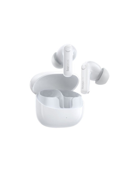 Baseus Bass Bp1 Zestaw Słuchawkowy True Wireless Stereo (Tws) Douszny Połączenia/Muzyka Bluetooth Biały