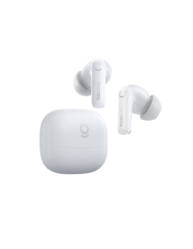Baseus Bass Bp1 Zestaw Słuchawkowy True Wireless Stereo (Tws) Douszny Połączenia/Muzyka Bluetooth Biały