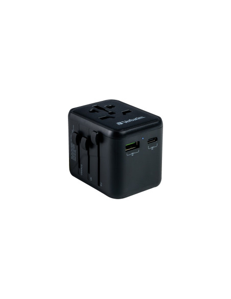 Verbatim 49544 Adapter Wtyczek Zasilających Uniwersalne Czarny
