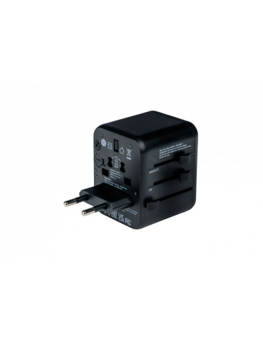 Verbatim 49544 Adapter Wtyczek Zasilających Uniwersalne Czarny