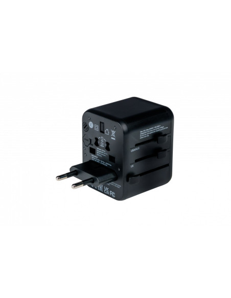 Verbatim 49544 Adapter Wtyczek Zasilających Uniwersalne Czarny