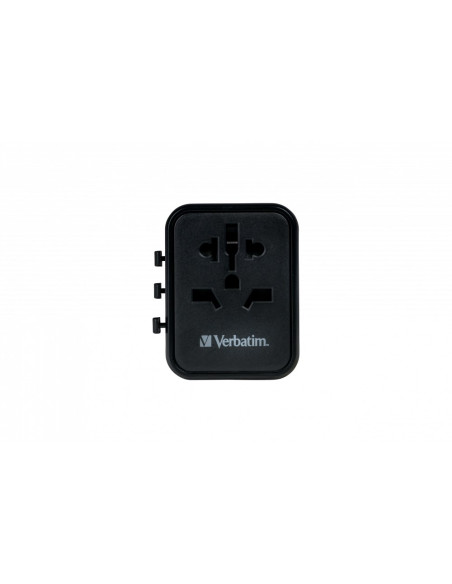 Verbatim 49544 Adapter Wtyczek Zasilających Uniwersalne Czarny
