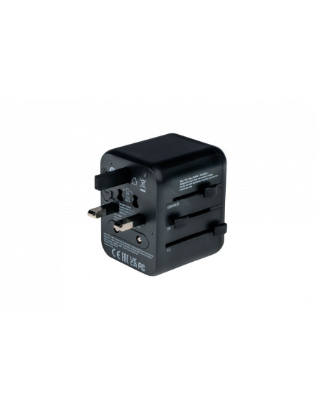 Verbatim 49544 Adapter Wtyczek Zasilających Uniwersalne Czarny