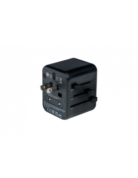 Verbatim 49544 Adapter Wtyczek Zasilających Uniwersalne Czarny