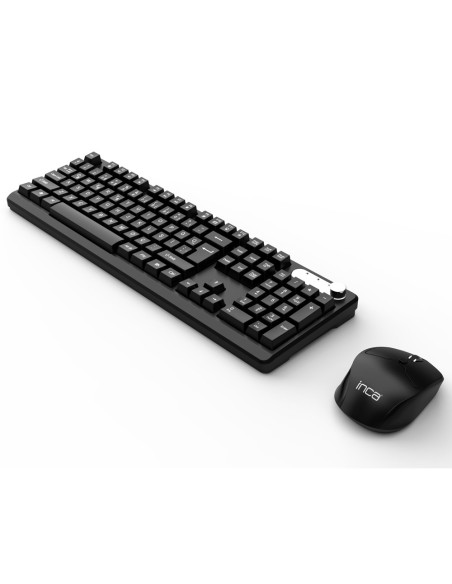 Inca Iws-549U Klawiatura Dołączona Myszka Biuro Rf Bezprzewodowy + Usb Czarny