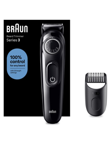 Braun Beardtrimmer 3 Bt3400 Trymer Do Brody Bateria 20 1 Cm Czarny