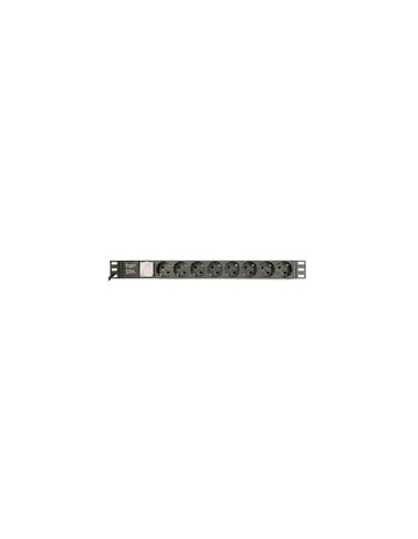 Gembird Eg-Pdu-014-C14 Rozdzielacz Zasilania Pdu 8 X Gniazdo Sieciowe 1U Czarny