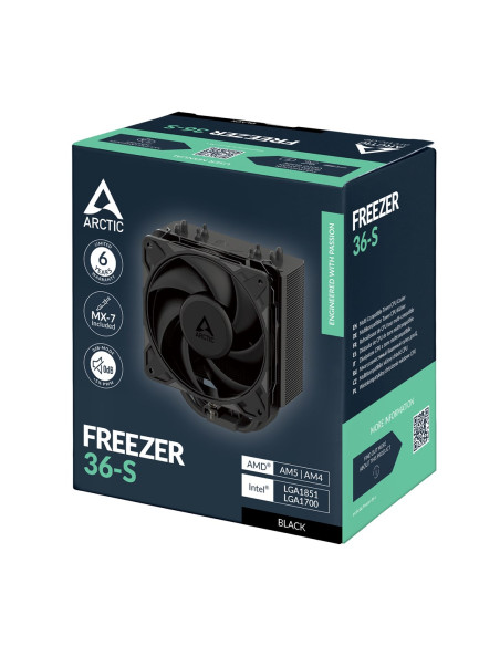 Arctic Freezer 36-S Procesor Chłodnica Powietrza 12 Cm Czarny 1 Szt.