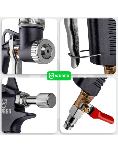 Pistolet Pneumatyczny Do Tynkowania 5L Wuber