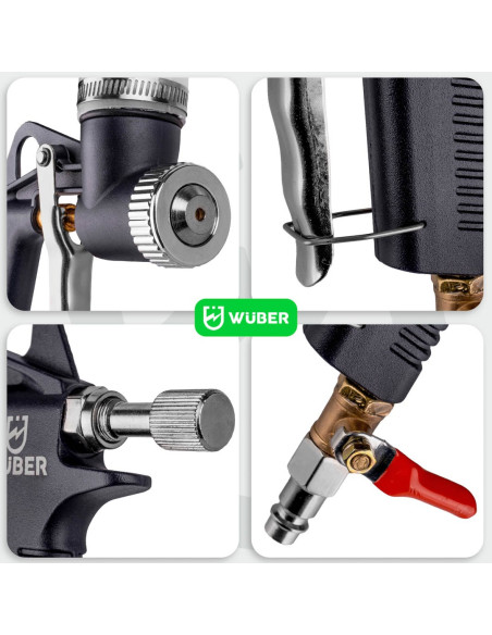 Pistolet Pneumatyczny Do Tynkowania 5L Wuber