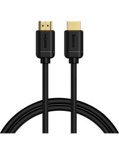Baseus Cakgqj01 Kabel Hdmi 2 M Hdmi Typu A (Standard) Czarny, Srebrny
