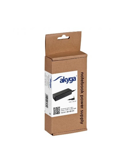 Zasilacz Sieciowy Akyga Ak-Nd-54 Do Notebooka Asus (19 V  2,37 A  45W  4 Mm X 1.35 Mm)