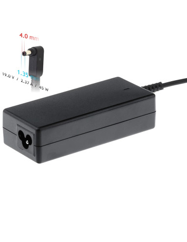 Zasilacz Sieciowy Akyga Ak-Nd-54 Do Notebooka Asus (19 V  2,37 A  45W  4 Mm X 1.35 Mm)