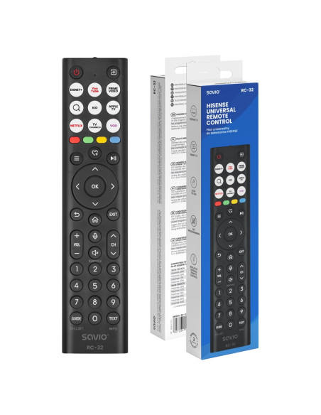 Savio Pilot Uniwersalny/Zamiennik Do Tv Hisense Rc-32