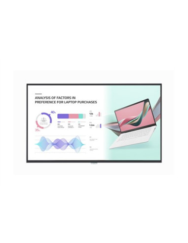 Lg 98Uh5J-H Signage Display Płaski Panel Digital Signage 2,49 M (98") Lcd Wi-Fi 500 Cd/M2 4K Ultra Hd Czarny Web Os 24/7