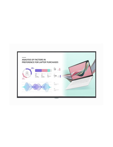 Lg 98Uh5J-H Signage Display Płaski Panel Digital Signage 2,49 M (98") Lcd Wi-Fi 500 Cd/M2 4K Ultra Hd Czarny Web Os 24/7
