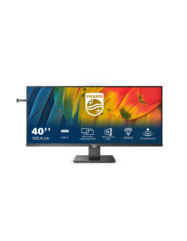 Philips 5000 Series 40B1U5600/00 Monitor Komputerowy 101,6 Cm (40") 3440 X 1440 Px Wide Quad Hd Lcd Czarny