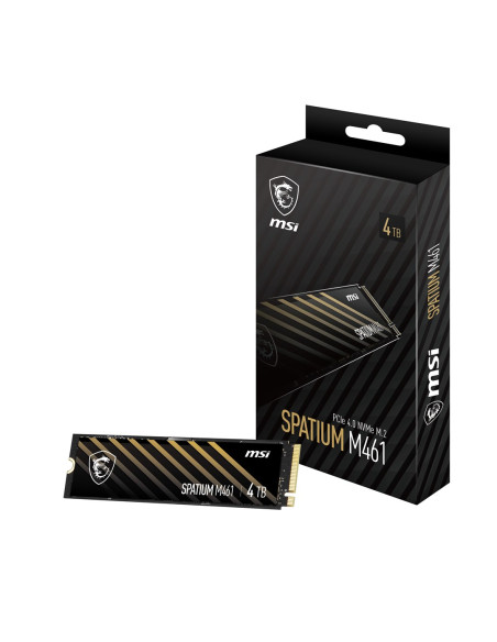 Dysk Ssd Msi Spatium M461 4Tb Pcie 4.0 Nvme M.2 2280