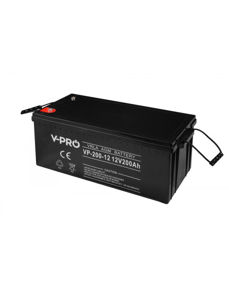 Akumulator Volt Polska Agm Vpro 12V 200Ah Vrla Bezobsługowy