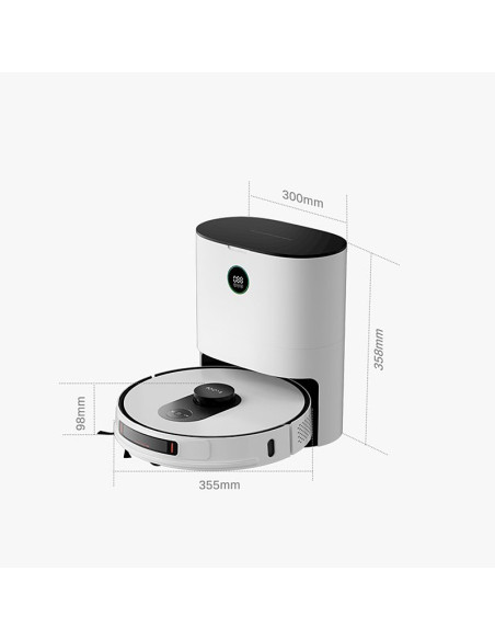 Robot Sprzątający Z Bazą Roidmi Eve Max (Biały)