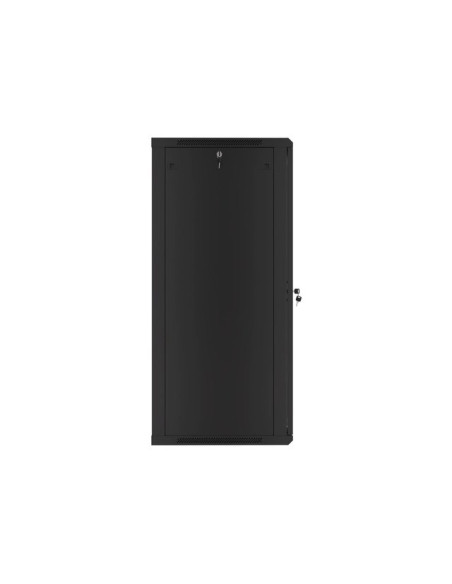 Szafa Jednosekcyjna Lanberg Wf01-6627-10B (27U  1300Mm / 600Mm / 600 Mm  Wisząca  Szklane  19''  Kolor Czarny)