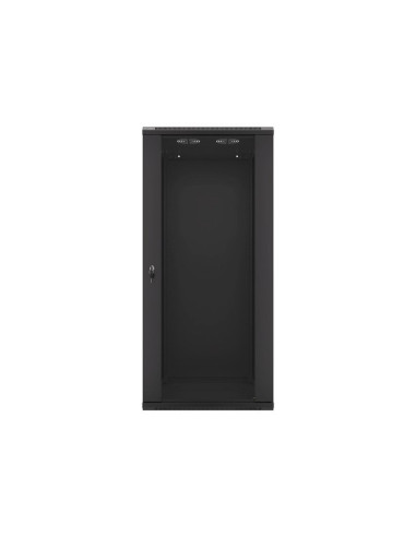 Szafa Jednosekcyjna Lanberg Wf01-6627-10B (27U  1300Mm / 600Mm / 600 Mm  Wisząca  Szklane  19''  Kolor Czarny)