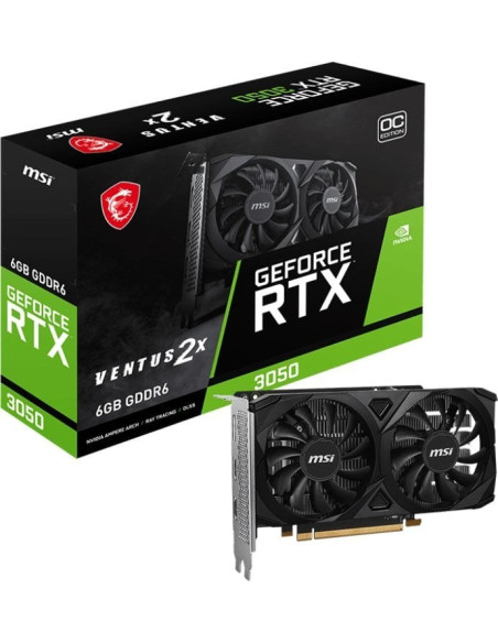 Karta Graf. Msi Geforce Rtx 3050 Ventus 2X E 6G Oc