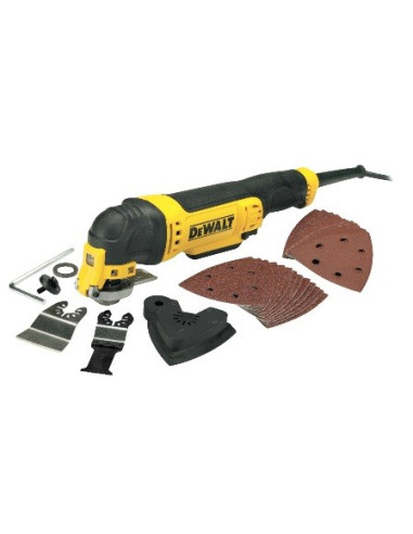 Dewalt Dwe315 Elektryczne Narzędzie Wielofunkcyjne 300 W Czarny, Żółty