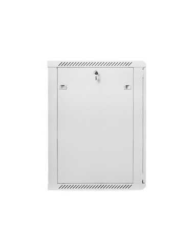 Szafa Montażowe Lanberg Wf01-6618-10S (18U  900Mm / 600Mm / 600 Mm  Wisząca  Szklane  19''  Kolor Szary)