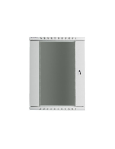 Szafa Montażowe Lanberg Wf01-6618-10S (18U  900Mm / 600Mm / 600 Mm  Wisząca  Szklane  19''  Kolor Szary)