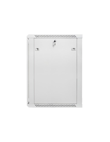 Szafa Montażowe Lanberg Wf01-6618-10S (18U  900Mm / 600Mm / 600 Mm  Wisząca  Szklane  19''  Kolor Szary)