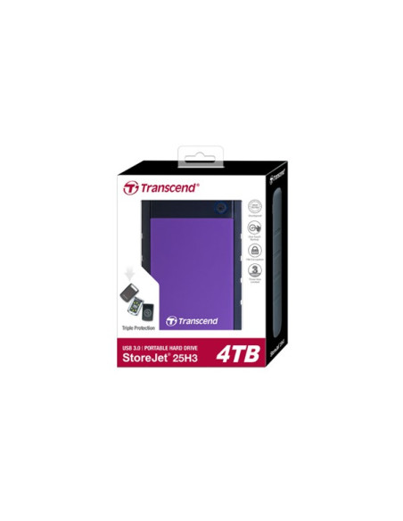 Dysk Twardy Usb3 4Tb Ext. 2.5" Ts4Tsj25H3P Transcend