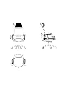 Ergonomiczny Fotel Biurowy Spectrum Czarny 2