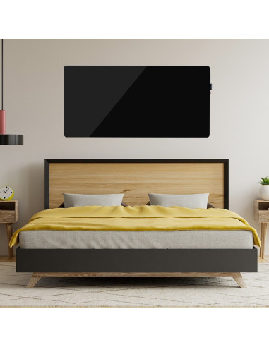 Promiennik Podczerwieni Cronos Synthelith Crg-720Twp 720W Szklany Czarny Z Wifi I Pilotem