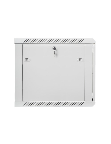 Szafa Rack Lanberg Wf01-6609-10S (9U  500Mm / 600Mm / 600 Mm  Wisząca  Szklane  19''  Kolor Szary)
