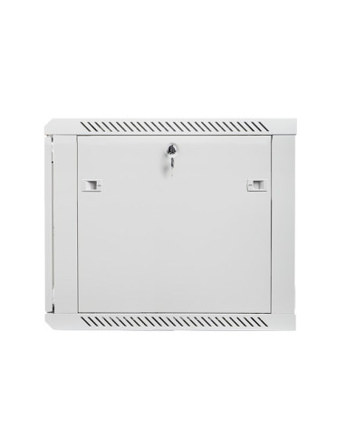 Szafa Rack Lanberg Wf01-6609-10S (9U  500Mm / 600Mm / 600 Mm  Wisząca  Szklane  19''  Kolor Szary)