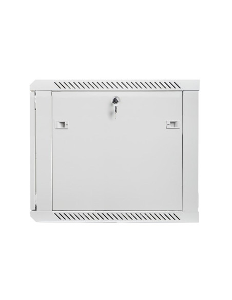 Szafa Rack Lanberg Wf01-6609-10S (9U  500Mm / 600Mm / 600 Mm  Wisząca  Szklane  19''  Kolor Szary)