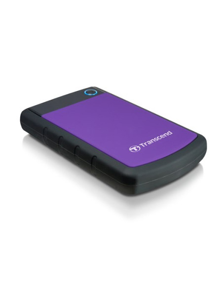 Transcend Storejet 25H3P (Usb 3.0), 2Tb Zewnętrzny Dysk Twarde Czarny, Fioletowy