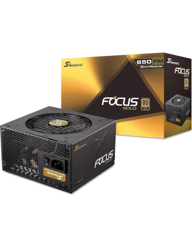 Zasilacz Seasonic G12 Gm 80 Plus Gold, Półmodułowy - 650 Watt,