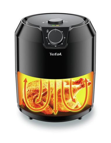 Frytownica Beztłuszczowa Tefal Easy Fry Classic Ey201815 (4,2 L  1,2 Kg  1500W  Kolor Czarny)
