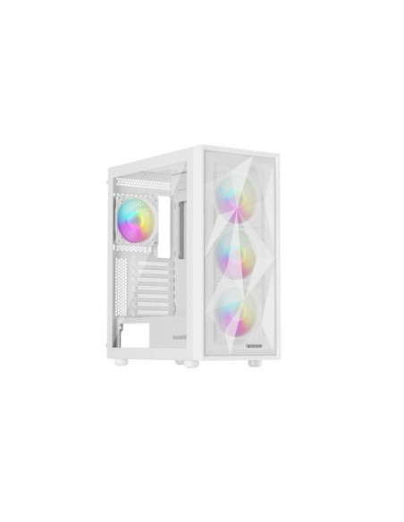 Obudowa Genesis Diaxid 605 Argb Midi Tower Z Oknem Usb-C Biała