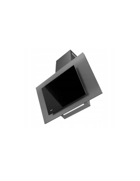 Okap Akpo Wk-4 Nero 2.0 60 Szary/Czarne Szkło T300 Liniowy Led/Siłownik