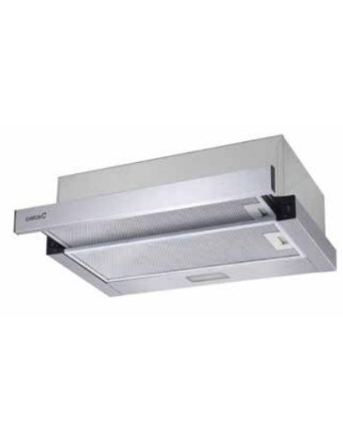 Cata Tfb-5160 X Hood, Energy Efficiency Class C, Width 59.5 Cm, Max 297 M3/H, Mechanical Control, Led, Stainless Steel Cata