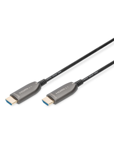 Kabel Połączeniowy Hybrydowy Hdmi 2.1 Ultra High Speed 8K60Hz Uhd Hdmi A/Hdmi A M/M Czarny 30M