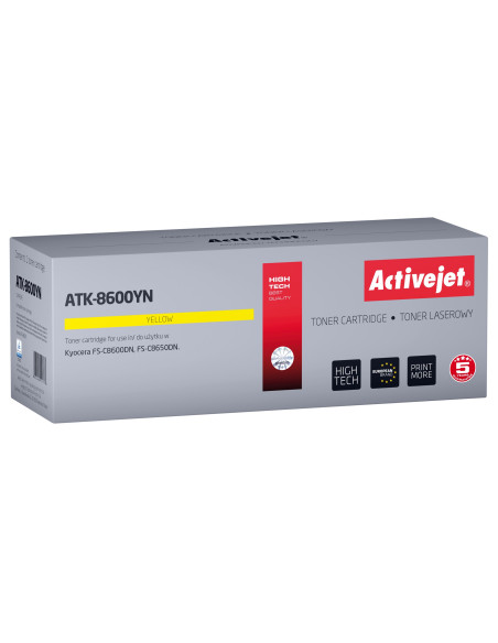 Activejet Atk-8600Yn Toner (Zamiennik Kyocera Tk-8600Y  Supreme  20000 Stron  Żółty)